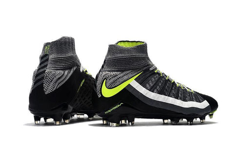 Image of Nike Hypervenom Phantom III DF FG Soccer Cleats Midnight Fog Black - KicksNatics